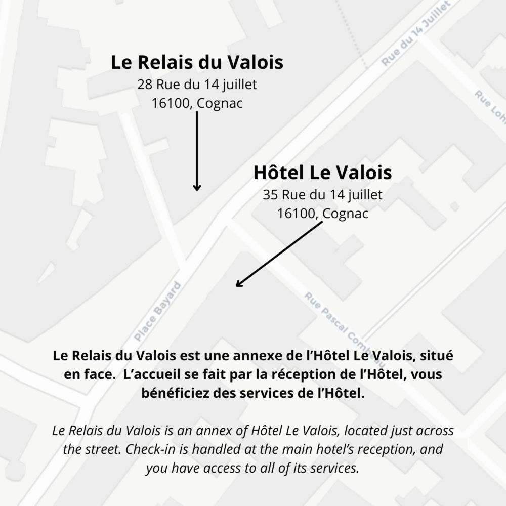 Le Relais Du Valois Cognac Centre Hotel ภายนอก รูปภาพ